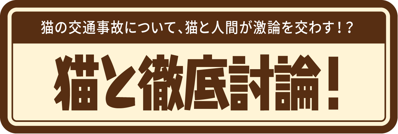 猫と徹底討論!