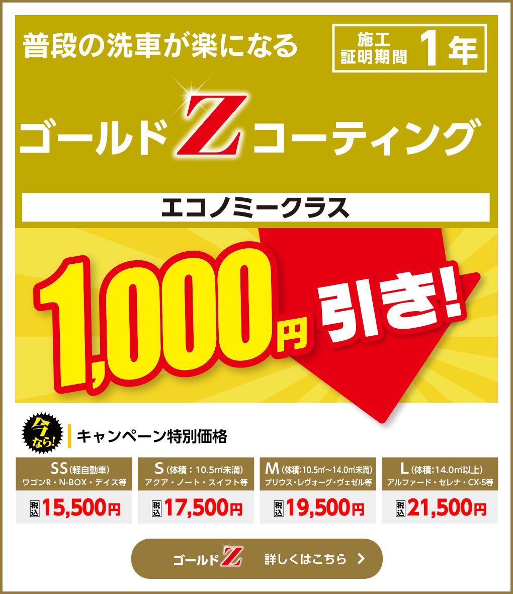 ゴールドZコーティング