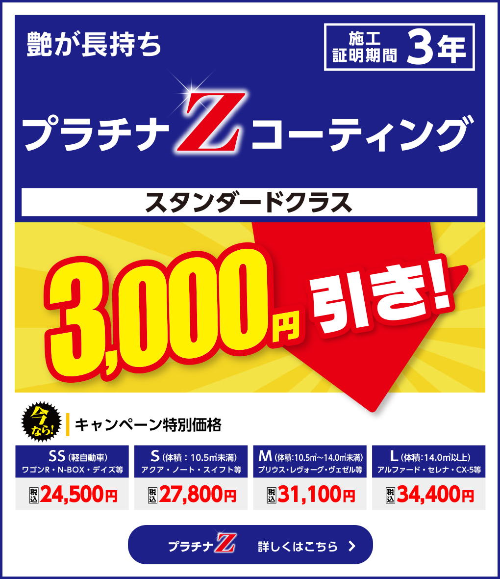 プラチナZコーティング