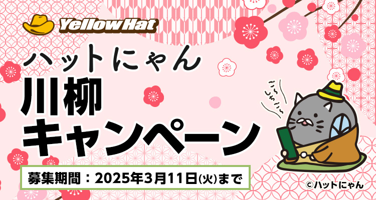 ハットにゃん川柳キャンペーン