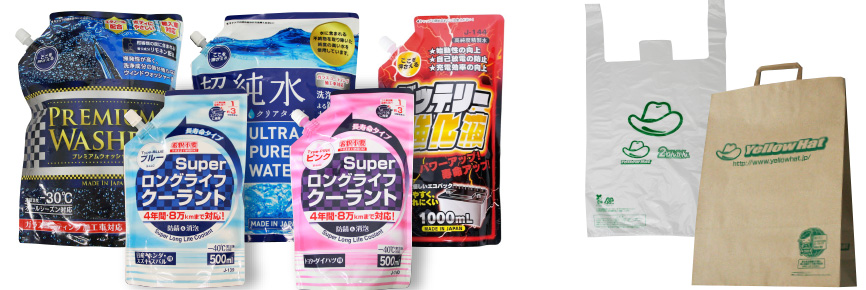 写真:環境配慮型商品の開発及び採用